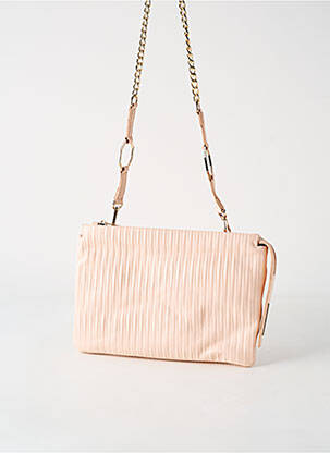 Sac multipoches forme rectangulaire rose ANNA VIRGILI femme