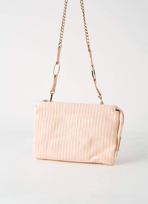 Sac multipoches forme rectangulaire rose ANNA VIRGILI femme