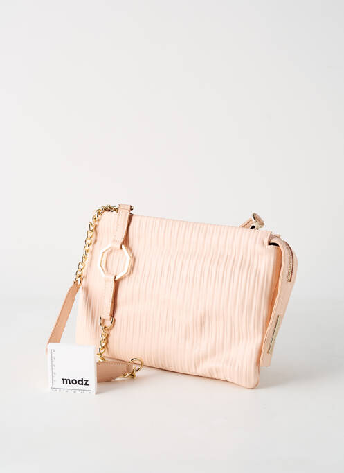Sac multipoches forme rectangulaire rose ANNA VIRGILI femme