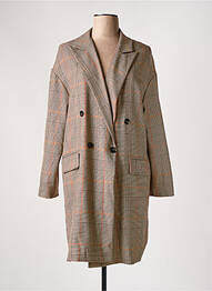 Blazer finition intérieure doublée marron DANIELA femme