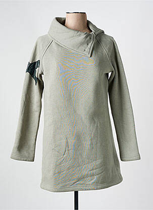 Sweat-shirt manches longues manches longues vert SEMIOLOGY femme