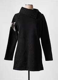 Sweat-shirt manches longues manches longues noir SEMIOLOGY femme