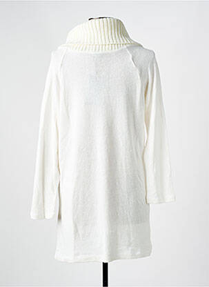Pull tunique manches longues manches longues blanc SEMIOLOGY femme