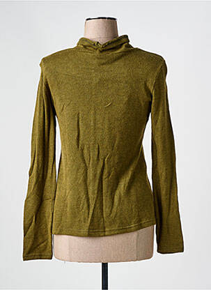 Pull coupe cintrée manches longues vert SEMIOLOGY femme
