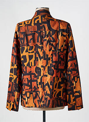 Blazer coupe cintrée orange ONE O ONE femme