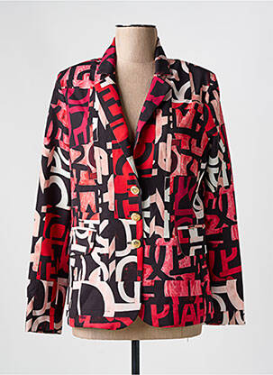 Blazer coupe cintrée rouge ONE O ONE femme