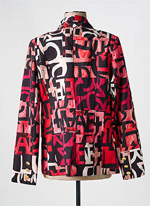 Blazer coupe cintrée rouge ONE O ONE femme