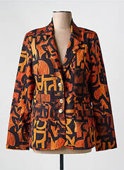 Blazer orange ONE O ONE pour femme seconde vue