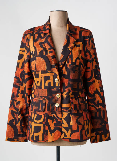 Blazer orange ONE O ONE pour femme