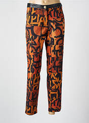Pantalon slim orange ONE O ONE pour femme seconde vue