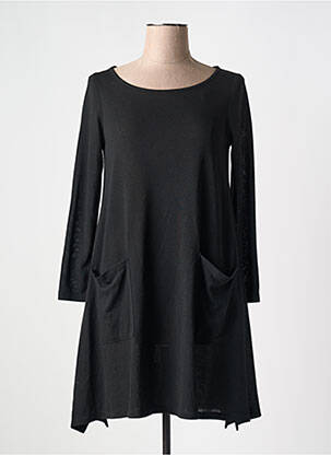 Tunique manches longues col rond noir AN II VITO femme