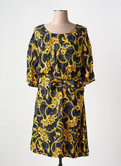 Robe mi-longue jaune ADIA pour femme seconde vue