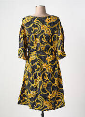 Robe mi-longue jaune ADIA pour femme seconde vue