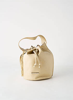 Sac multipoches forme bourse beige ANNA VIRGILI femme
