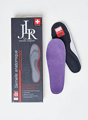 Semelles talon plat jusqu'à 3cm violet JLR femme
