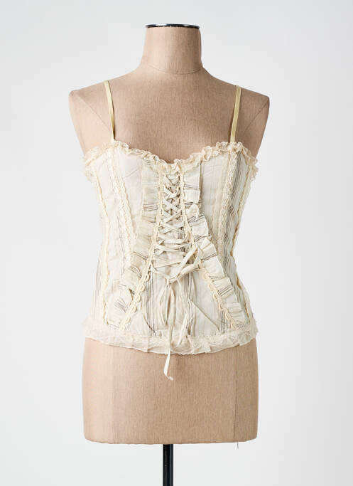 Top beige VILA pour femme