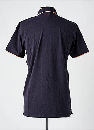 Polo coupe cintrée manches courtes noir TEDDY SMITH homme