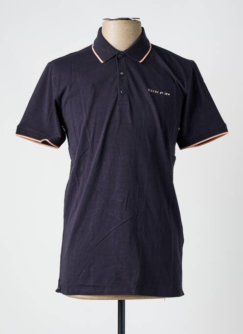 Polo noir TEDDY SMITH pour homme