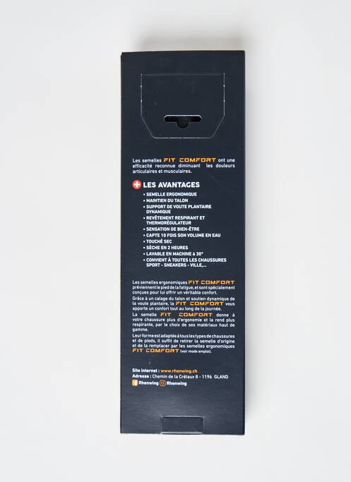 Semelles noir JLR pour homme