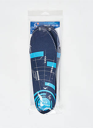 Semelles bleu JLR pour homme