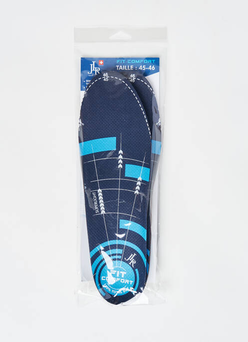 Semelles bleu JLR pour homme