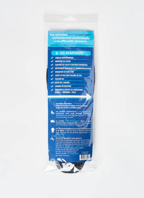 Semelles bleu JLR pour homme