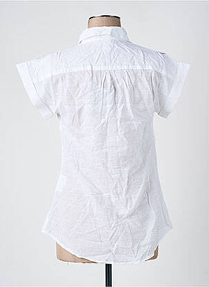 Blouse légère et transparente manches courtes blanc VILA femme