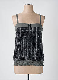 Top manches bretelles ajustables fines bretelles gris VILA femme
