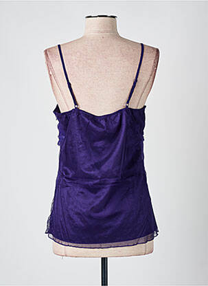 Top manches bretelles ajustables fines bretelles violet VILA femme