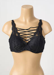 Soutien-gorge légère et transparente haut soutien-gorge moulé noir ESCORT femme