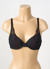 Soutien-gorge légère et transparente haut soutien-gorge moulé noir SASSA femme