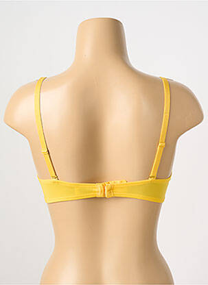 Soutien-gorge bretelle multi position haut soutien-gorge moulé jaune ESCORT femme