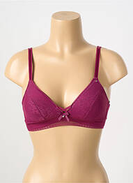 Soutien-gorge sans armature haut soutien-gorge moulé violet SASSA femme