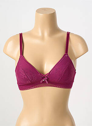 Soutien-gorge sans armature haut soutien-gorge moulé violet SASSA femme