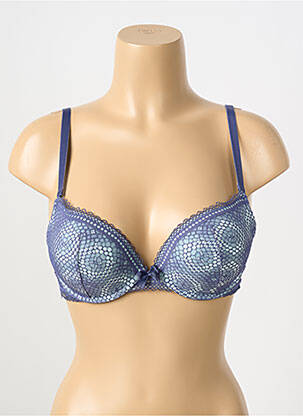 Soutien-gorge haut soutien-gorge push-up haut soutien-gorge push-up bleu VALEGE femme