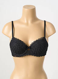 Soutien-gorge légère et transparente haut soutien-gorge moulé noir VALEGE femme
