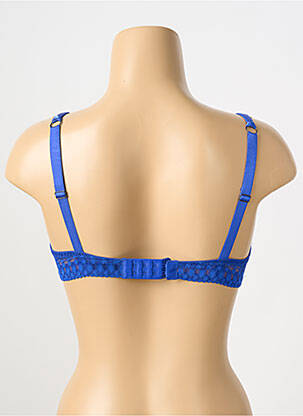 Soutien-gorge légère et transparente haut soutien-gorge moulé bleu VALEGE femme