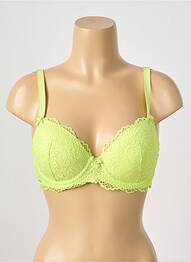 Soutien-gorge légère et transparente haut soutien-gorge moulé vert VALEGE femme