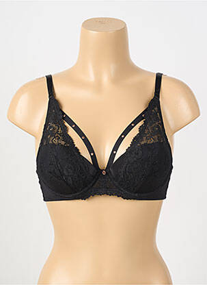 Soutien-gorge légère et transparente haut soutien-gorge moulé noir ESCORT femme