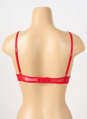 Soutien-gorge légère et transparente haut soutien-gorge moulé rouge MORGAN femme