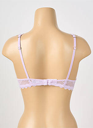 Soutien-gorge légère et transparente haut soutien-gorge moulé violet MORGAN femme
