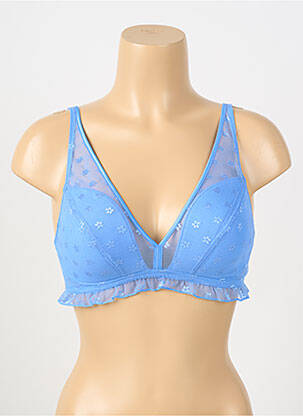 Soutien-gorge sans armature haut soutien-gorge moulé bleu BRIGITTE BARDOT femme