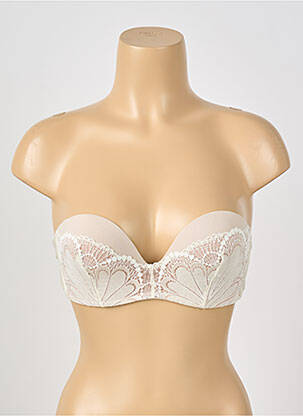 Soutien-gorge sans armature haut soutien-gorge push-up beige WONDERBRA femme