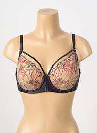 Soutien-gorge broderie haut soutien-gorge emboitant noir SANS COMPLEXE femme