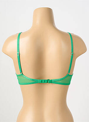 Soutien-gorge sans armature haut triangles vert MORGAN femme