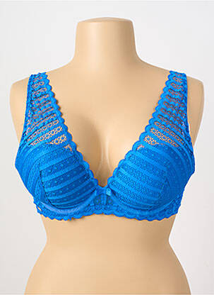 Soutien-gorge haut soutien-gorge push-up haut soutien-gorge push-up bleu VALEGE femme