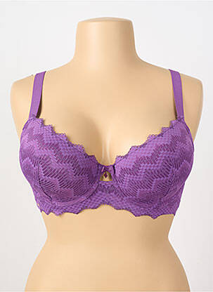 Soutien-gorge haut soutien-gorge moulé haut soutien-gorge moulé violet VALEGE femme