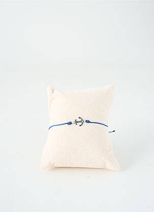 Bracelet matériaux argent bleu TATA GISELE femme