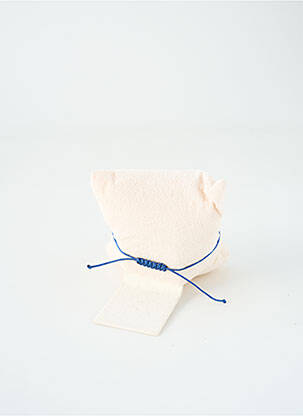 Bracelet matériaux argent bleu TATA GISELE femme