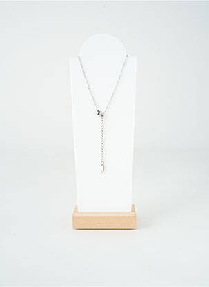 Collier matériaux métal argent TATA GISELE femme